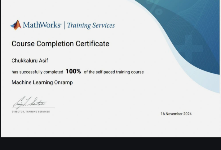 Machine Learning with MATLAB Simulink Certification